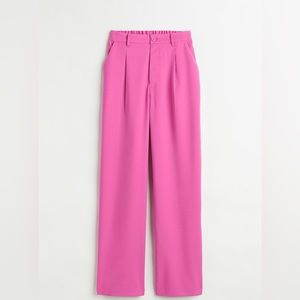 Hot pink trousers